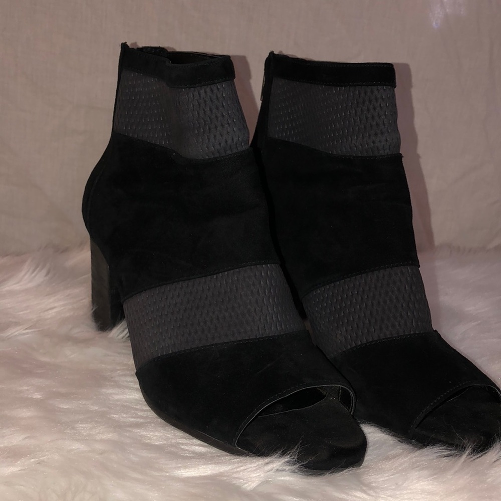 Reba leather booties